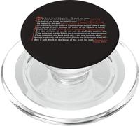 Salmo 23 Biblia Caligrafía gótica Cristiana Decorativa PopSockets PopGrip para MagSafe