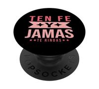 Salmo 23 Spanish Religious Faith Tee Fe, Esperanza, y Amor PopSockets PopGrip Adhesivo