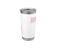 Salmo 46, Fuerza para animarte en tiempos difíciles, cristiano Vaso térmico de acero inoxidable de doble pared
