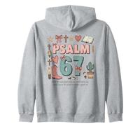 Salmo 67 Versículo de la Biblia Diseño Espiritual Cristiano Sudadera con Capucha