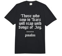 Salmo | Los Que siembran en Lágrimas cosecharán con Cantares de Alegría Comfort Colors Adult Heavyweight T-Shirt