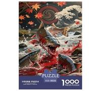 Salmón Atlántico Puzzle 1000 Piezas Desafíos Difíciles Juguetes Descomprimidos para Toda La Familia Regalos Familiares para Adultos Y Niños 38x26cm/1000pcs