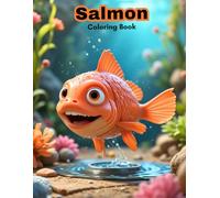Salmon Coloring Book: Fun & Easy Fish Art for All Ages!