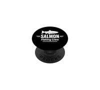 Salmon Fishing Crew River Hunter PopSockets PopGrip Adhesivo