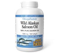 Salmon Oil 1000mg 180 sgels | Aceite de pescado omega-3 con EPA y DHA para la salud del cerebro, los ojos, el corazón y las articulaciones*