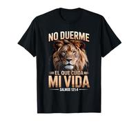 Salmos 121:4 - Dios Siempre me cuida Christian Lion Camiseta