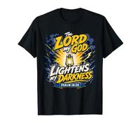 Salmos 18 29 Señor Dios Aligeró Mi Oscuridad Biblia Católica Camiseta