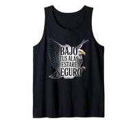 Salmos 91:4 - Bajo Tus Alas Estaré Seguro Christian Eagle Camiseta sin Mangas