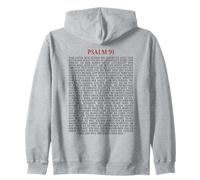 Salmos 91 Bendición de seguridad de protección con versículos bíblicos (ALEMÁN) Sudadera con Capucha