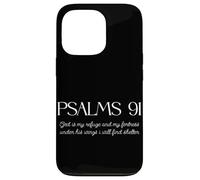 Salmos 91 Oración de protección Escritura Cristiana Adoración Carcasa para iPhone 13 Pro