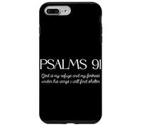Salmos 91 Oración de protección Escritura Cristiana Adoración Carcasa para iPhone 7 Plus/8 Plus