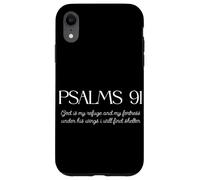 Salmos 91 Oración de protección Escritura Cristiana Adoración Carcasa para iPhone XR