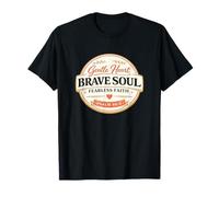 Salmos Valientes del corazón Suave 46 Citas de inspiración bíblica Camiseta