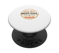 Salmos Valientes del corazón Suave 46 Citas de inspiración bíblica PopSockets PopGrip Adhesivo