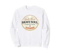 Salmos Valientes del corazón Suave 46 Citas de inspiración bíblica Sudadera