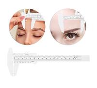 Salmue - 8 Tipos de Regla de la ceja, Microblading Medida Herramienta Regla de ceja, Tatuaje Regla para Cejas de Forma de escuadra de Equilibrio para Principiantes o usuarios Profesionales