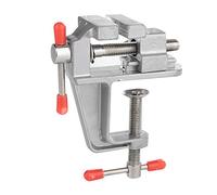 Salmue Mini Mesa/Tornillo de Mesa, Mesa Universal Abrazadera de Mesa Rotar 360 ° Máquina de Mesa de Mesa Universal para Trabajos pequeños, Manualidades, Artes, Acabados Joyería de reparación