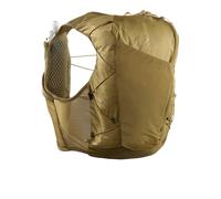Salomon Active Skin 12 running camiseta sin mangas (With Flasks) | EU L in Brilliant Olive/Willow