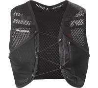 Salomon Active Skin 4 No Flasks Chaleco de Hidratación Trail Running Senderismo Trail Running Senderismo MTB Unisexo, Hidratación Sencilla, Ajuste preciso, Almacenamiento optimizado, Negro, M