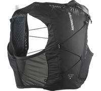 Salomon Active Skin 4 Set, mochila para correr, negra XL Black/Metal