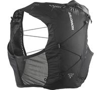 Salomon Active Skin 4 Sin Frascos, Bolsillos Pecho hidratación fácil, Comodidad SensiFit, Seguro Compatible carcaj Personalizado, Chaleco Trail