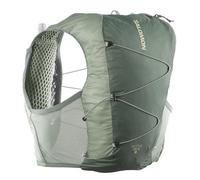 Salomon Active Skin 8 Set, mochila de running, gris XS Laurel Wreath/Lily Pad