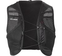 Salomon Active Skin 8 No Flasks Chaleco de Hidratación Trail Running Senderismo Trail Running Senderismo MTB Unisexo, Hidratación Sencilla, Ajuste preciso, Almacenamiento optimizado, Negro, XS