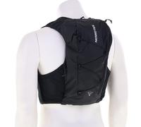 Salomon Active Skin 8 Chaleco de Hidratación Trail Running Senderismo Trail Running Senderismo MTB Unisexo con frascos de hidratación incluidos, Hidratación Sencilla, Ajuste preciso, Negro, S