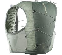 Salomon Active Skin 8 Set, mochila de running, gris XS Laurel Wreath/Lily Pad