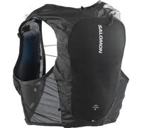 Salomon Adv Hydra Vest 8 Chaleco de Hidratación Trail Running Senderismo Trail Running Senderismo MTB Unisexo, Comodidad y estabilidad, Rápido acceso a la hidratación, Simplicidad, Negro, L