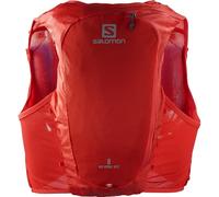 Salomon Adv Hydra Vest 8 Chaleco de Hidratación Trail Running Senderismo Trail Running Senderismo MTB Unisexo, Comodidad y estabilidad, Rápido acceso a la hidratación, Simplicidad, Rojo, XS