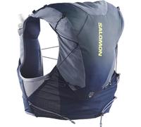 Salomon ADV Skin 12 Gradient Set Maritime Blue/Grisaille/Sunny Lime Chaleco de running