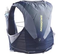 Salomon ADV Skin 5 Gradient Set Maritime Blue/Grisaille/Sunny Lime Chaleco de running