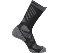 Calcetines de Trail Salomon Aero Crew Black/Castelrock 39 - 41