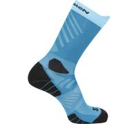Salomon Aero Crew, calcetines de running, azul 42-44 Blue Danube/Aquarius