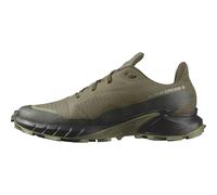 Salomon Alphacross 5 Gore-Tex Zapatillas Impermeables de Trail Running para Hombre, Agarre potente, Protección frente al agua y el clima, Comodidad duradera, Olive Night, 44 2/3