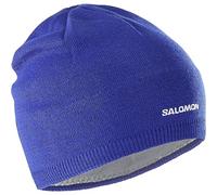 Salomon Beanie Gorro Esqui Snowboard Unisexo Cinta con Forro Polar y Marca Bordada, Protege del Frío, óptimo para Actividades de Invierno y al Aire Libre, Surf The Web Azul, Talla Unica