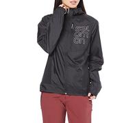 SALOMON BONATTI Cross FZ Hoodie W Sudadera, Mujer, Jet Black/White, XL