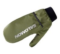 Guantes de running salomon bonatti waterproof verde M - L
