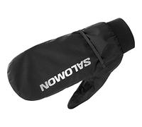 SALOMON Bonatti Waterproof Guantes Unisexo Trail Running Senderismo MTB, Unisexo, Protección, Transpirabilidad, Detalles Reflectantes, Negro Profundo, XS/S