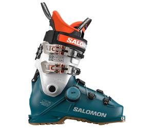Salomon - Botas de esquí para hombre - Shift Alpha Boa 120 Dragonfly/Silver Met/Orange Tiger de Aluminio - Talla 44-45 - Azul Azul 44-45