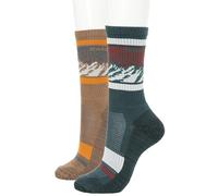 Salomon Calcetines Deportivos Stargazer-Rubber 2 Pares Marrón Gris Oscuro