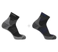 Salomon calcetines X Ultra Access Quarter x2 Chaussettes M Gris/argent