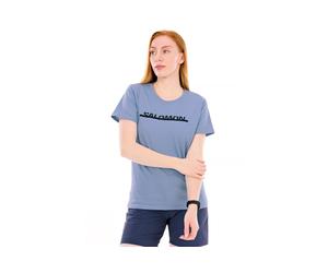 Salomon camiseta manga corta Essential Logo S Bleu