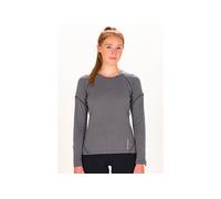 Salomon camiseta manga larga Cross Run vêtement running femme déstockage L Gris/argent