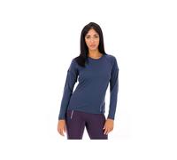 Salomon camiseta manga larga Cross Run vêtement running femme déstockage M Bleu marine