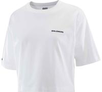 Salomon - Camisetas mujer - Salomon Logo Short Tee W White para Mujer - Talla L - Blanco Blanco L