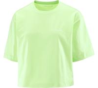 Salomon - Camisetas mujer - Short SS Tee Relaxed W Butterfly para Mujer - Talla S - Verde Verde S