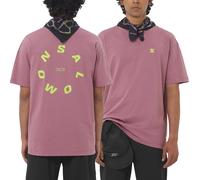 Salomon - Camisetas - Round Logo Graphic Dusky Orchid - Talla S - Burdeos Burdeos S