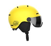 Salomon - Cascos esquís niños - Orka Visor Vibrant Yellow - Talla Infantil M - Amarillo Amarillo M